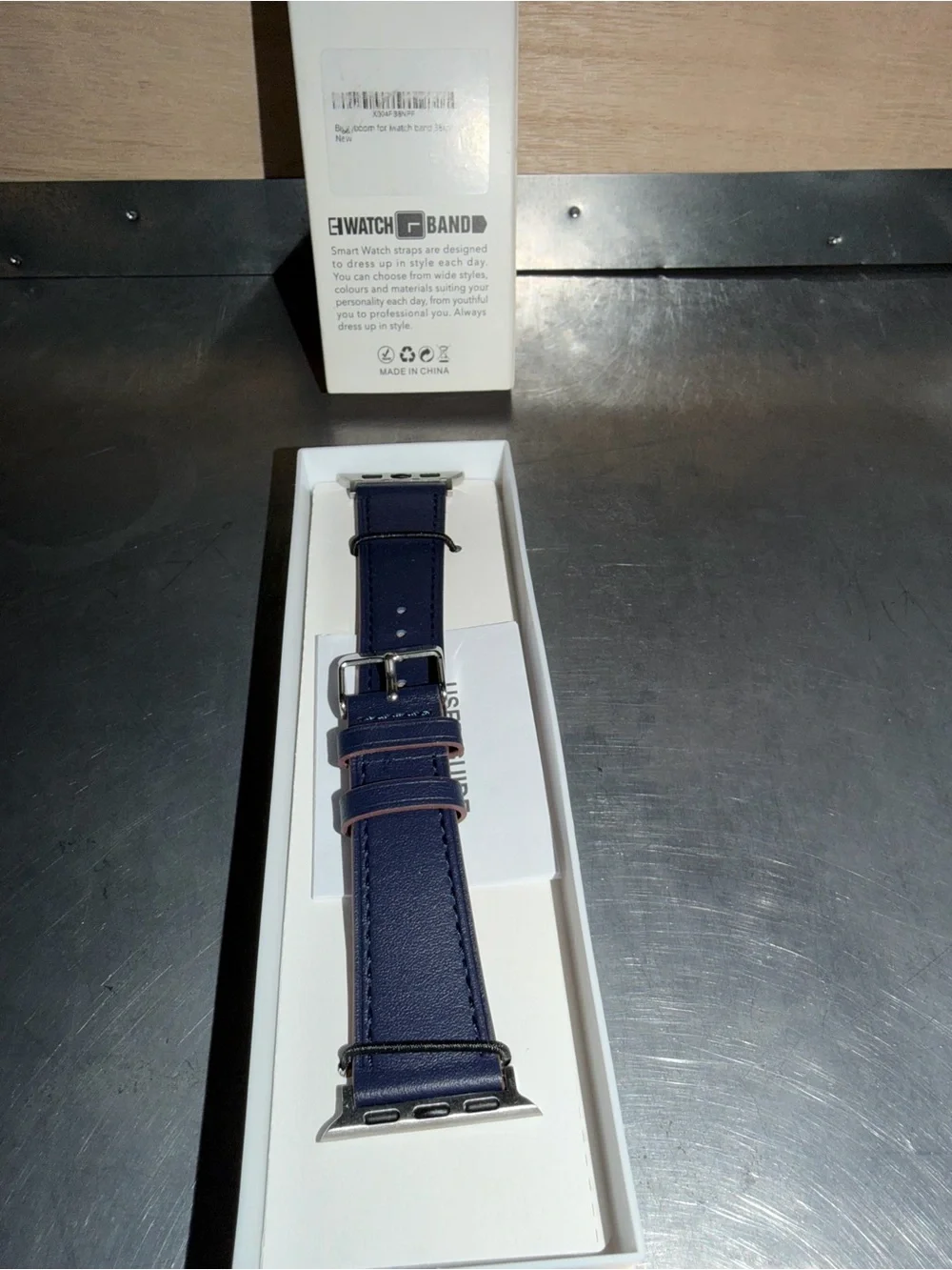 Apple Watch Leather Watch Band, NEW